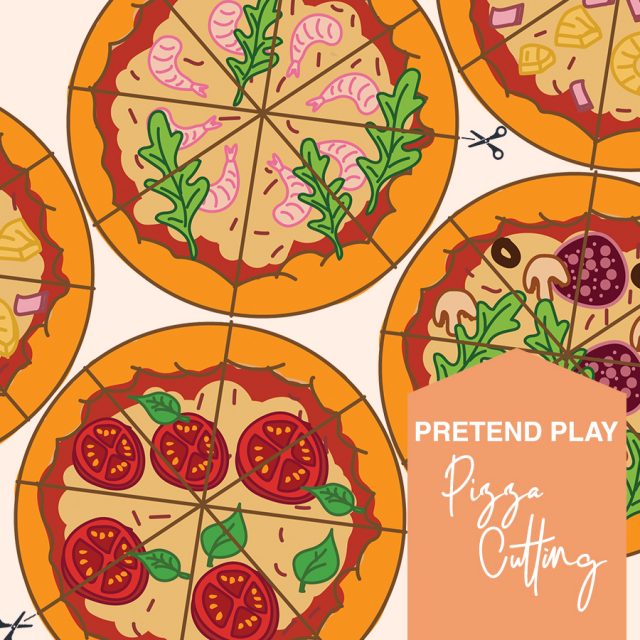 Free Pizza Cutting Skills Practice Printables (Upgrade For Colour) Mama's Got This