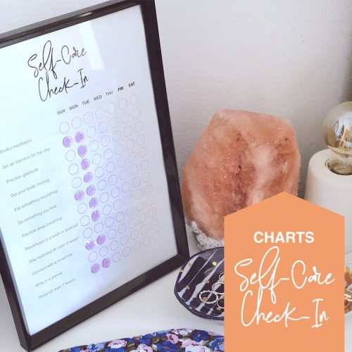 Free printable self-care check-in